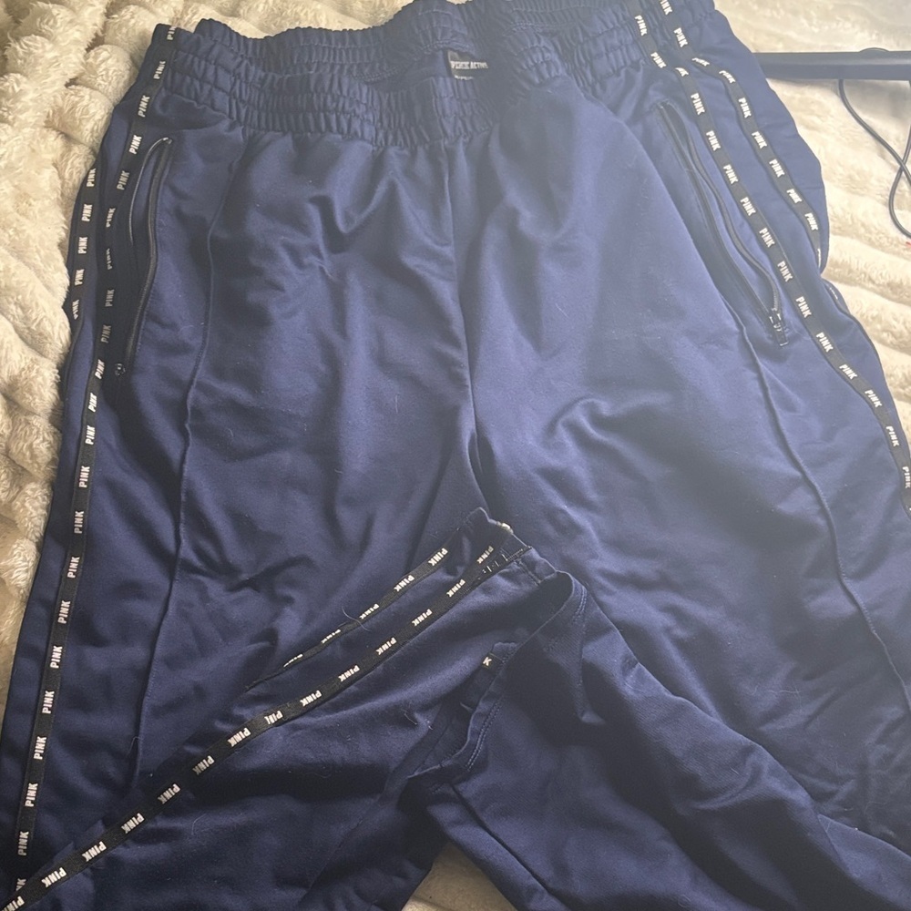 PINK Victoria's Secret Dark Blue Joggers